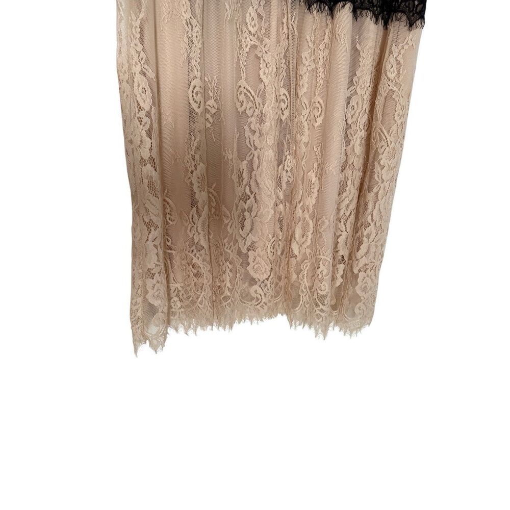 NWT Modcloth Womens Cream Black Aisle Be Seeing You Lace Midi Dress Size Large - Picture 9 of 15